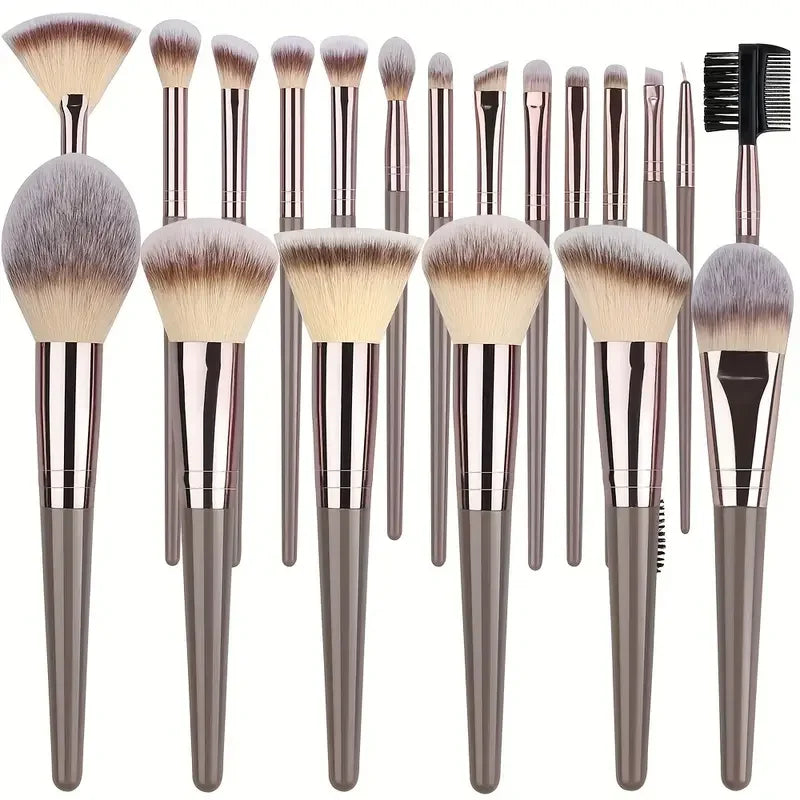 3-20Pcs Makeup Brushes Set Foundation Eyeshadow Blush Highlighter Soft Fluffy Concealer Kabuki Blending Brush Female Beauty Tool