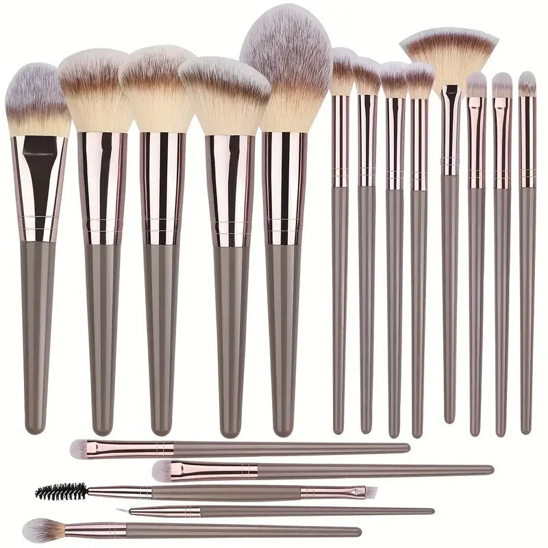 3-20Pcs Makeup Brushes Set Foundation Eyeshadow Blush Highlighter Soft Fluffy Concealer Kabuki Blending Brush Female Beauty Tool